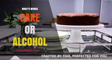 Cake vs. Alcohol: Which Indulgence Takes a Bigger Toll?