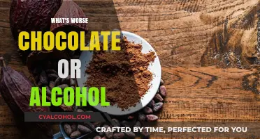 Chocolate vs. Alcohol: Which Indulgence Impacts Health More Severely?