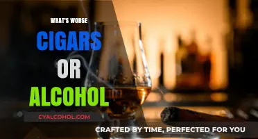Cigars vs. Alcohol: Which Vice Poses Greater Health Risks?