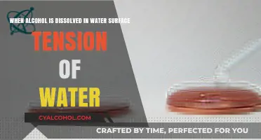 Alcohol-Water Mix: Surface Tension Explained
