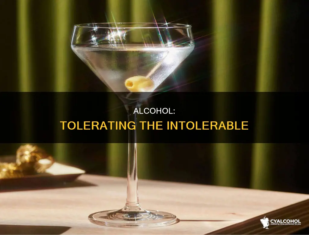 when alcohol is the only way to tolerate someone