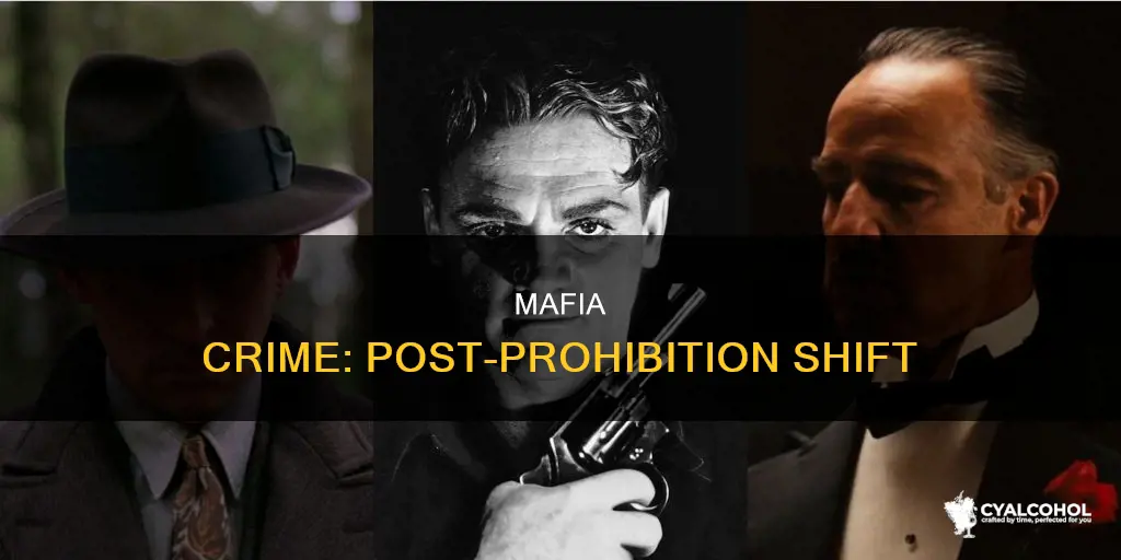 when alcohol wad re legalized where did mafia crime move