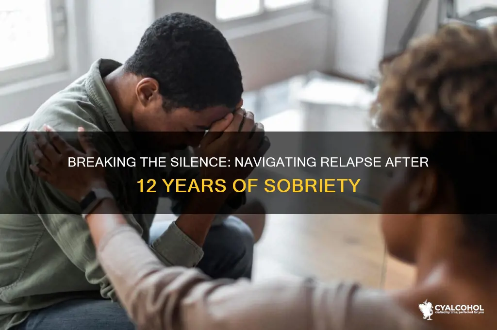 when alcoholic repapses after 12 years