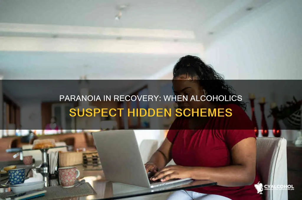 when alcoholics suspect others of scheming