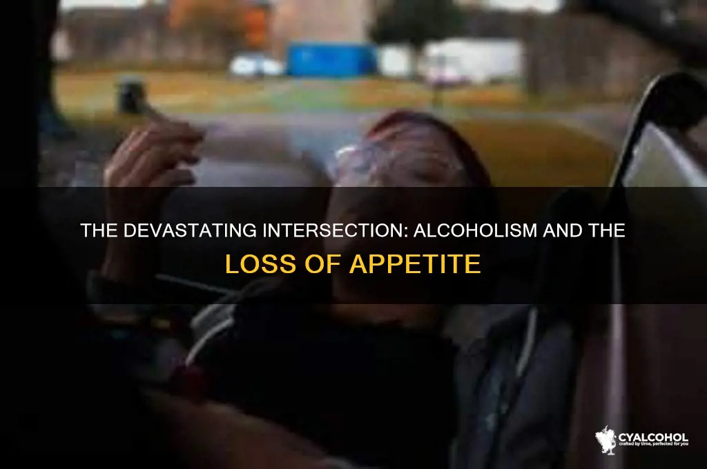 when alcoholism reaches the point of not eating