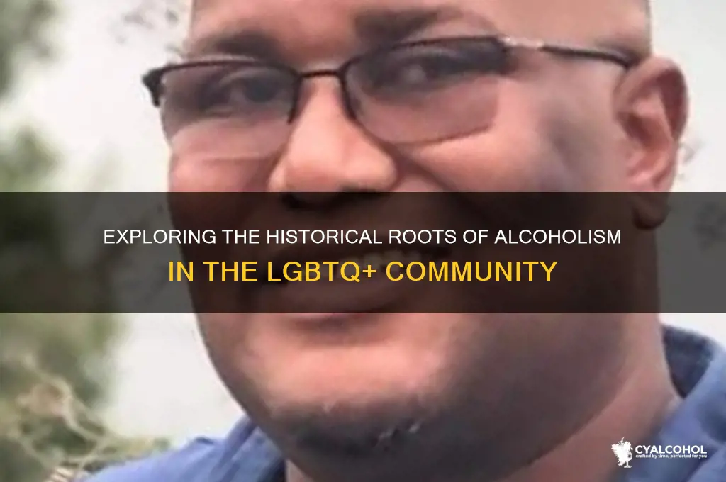 when did alcoholism begin in lgbt
