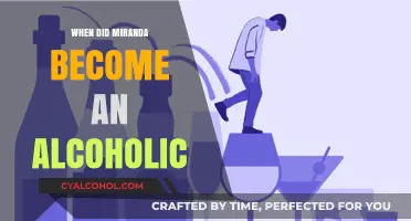 Miranda's Descent into Alcoholism: Tracing the Timeline of Her Struggle