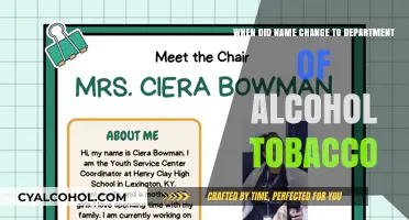 Evolution of the Department of Alcohol and Tobacco