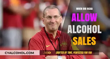 NCAA's Alcohol Policy Shift: When Did Stadium Sales Begin?