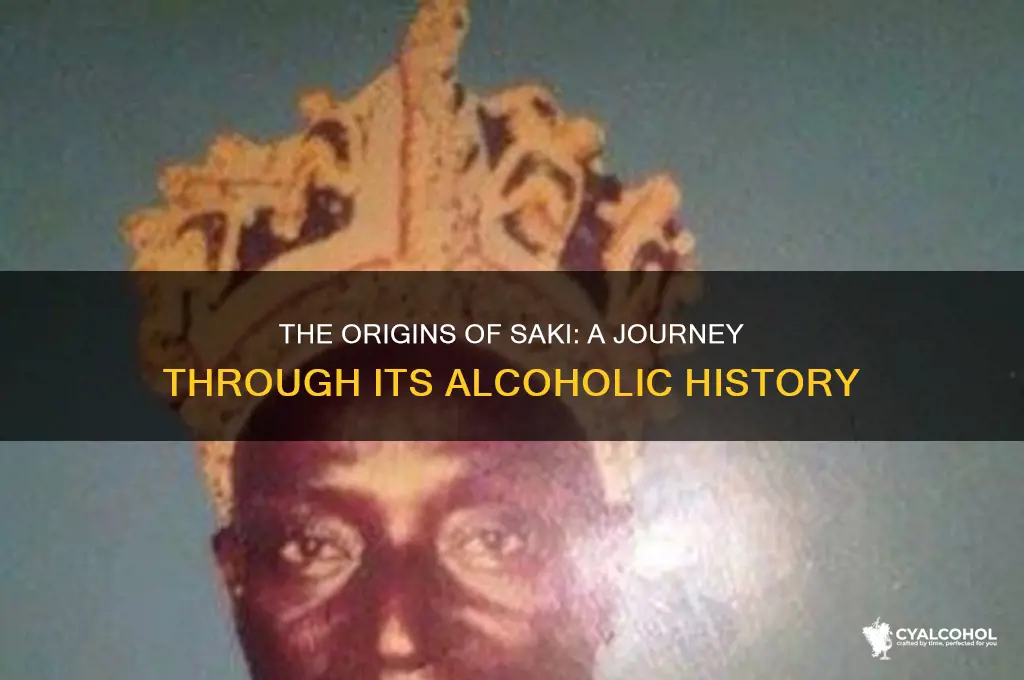 when did saki the alcohol start being made