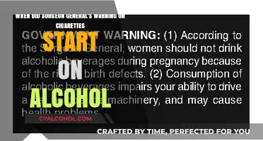Surgeon General's Warning: Alcohol and Cigarettes