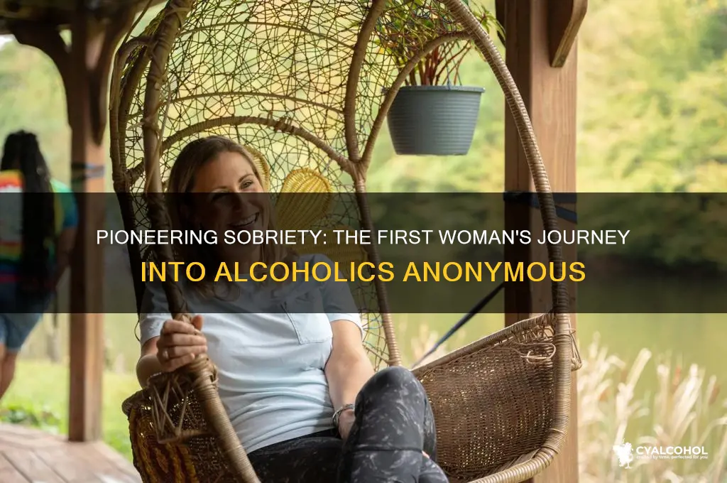 when did the 1st female join alcohol anonymous