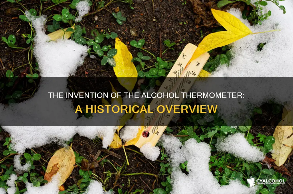 when did the alcohol thermometer invented