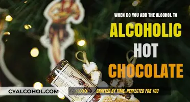 The Perfect Time to Add Liquor to Hot Chocolate