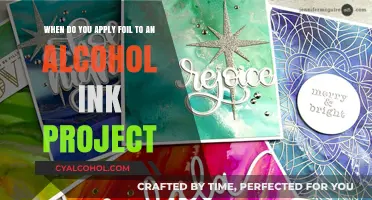 Alcohol Ink Foiling Techniques: When to Apply Foil