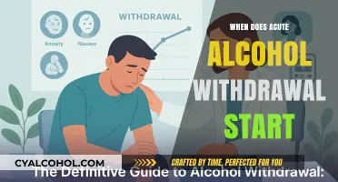 Understanding Acute Alcohol Withdrawal: Timing, Symptoms, and Early Signs