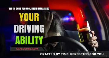 Alcohol's Impact: When Does Drinking Start Affecting Driving Skills?