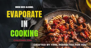 Cooking with Alcohol: When Does Evaporation Occur in Recipes?