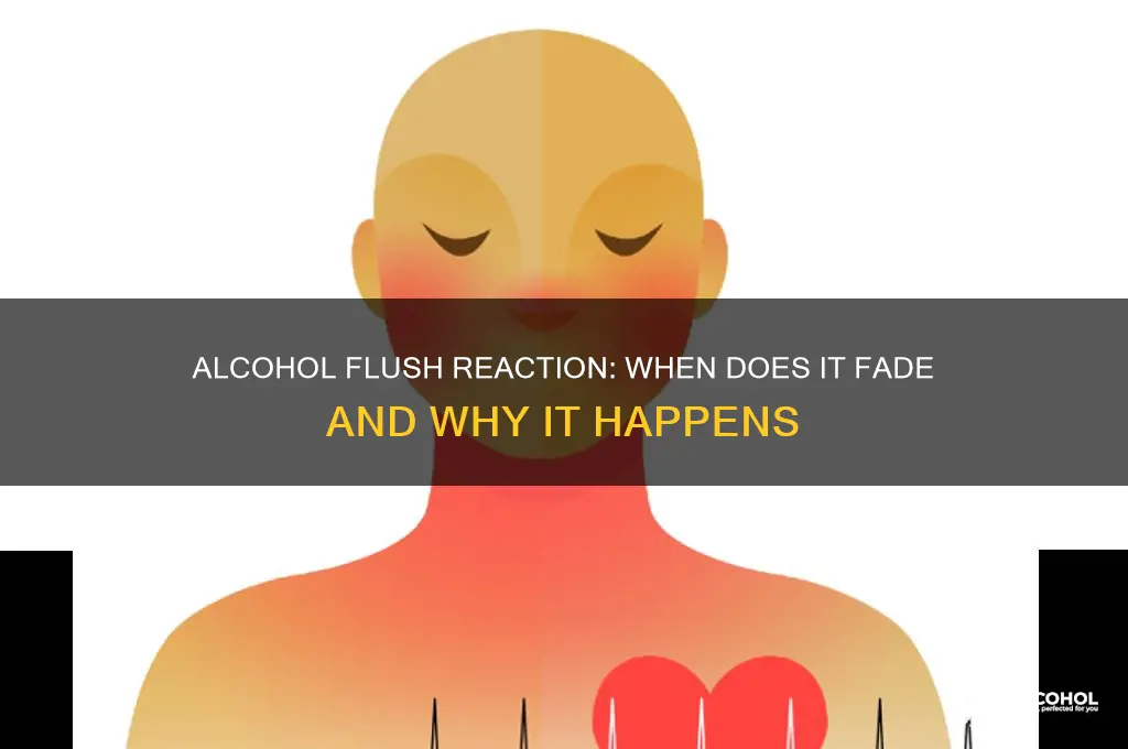 when does alcohol flush go away