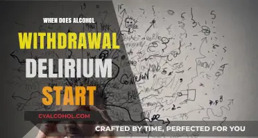 Understanding Alcohol Withdrawal Delirium: Timing, Symptoms, and Risks