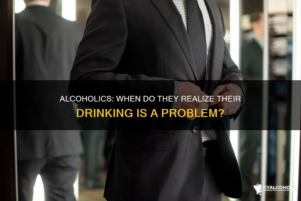 when does an alcoholic realize they have a problem
