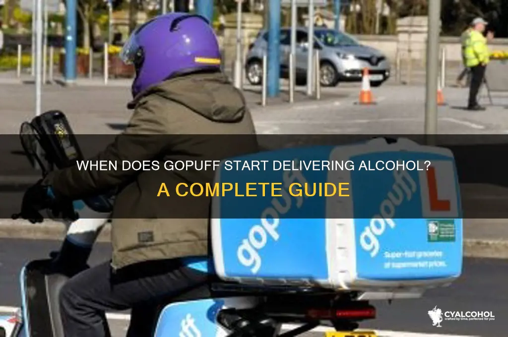 when does gopuff start delivering alcohol