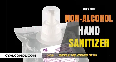 When Does Non-Alcohol Hand Sanitizer Work Best for You?