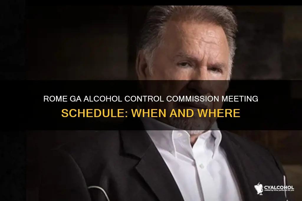 when does rome ga alcohol control commission meet