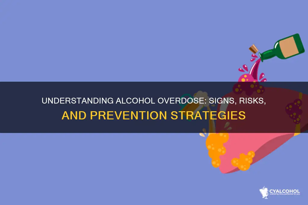 when does someone overdose on alcohol