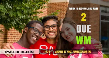 AlcoholEdu Part 2 Deadline: When to Complete at WM