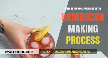 Kombucha's Alcohol Content: When Does It Form?