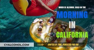 Morning Alcohol Sales in California: What's the Deal?