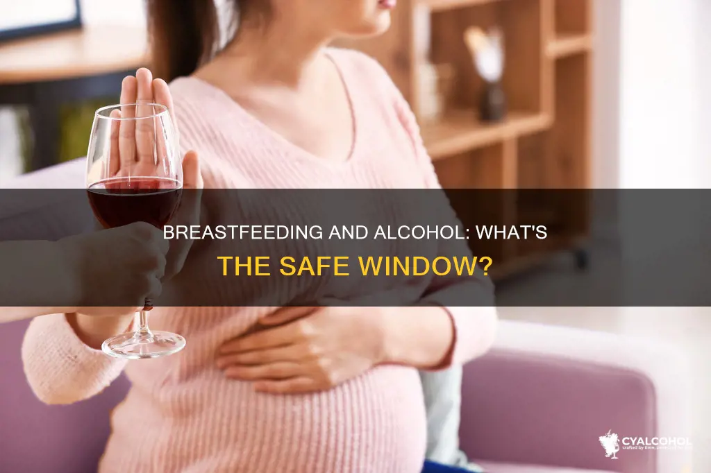 when is it safe to breastfeed after consuming alcohol