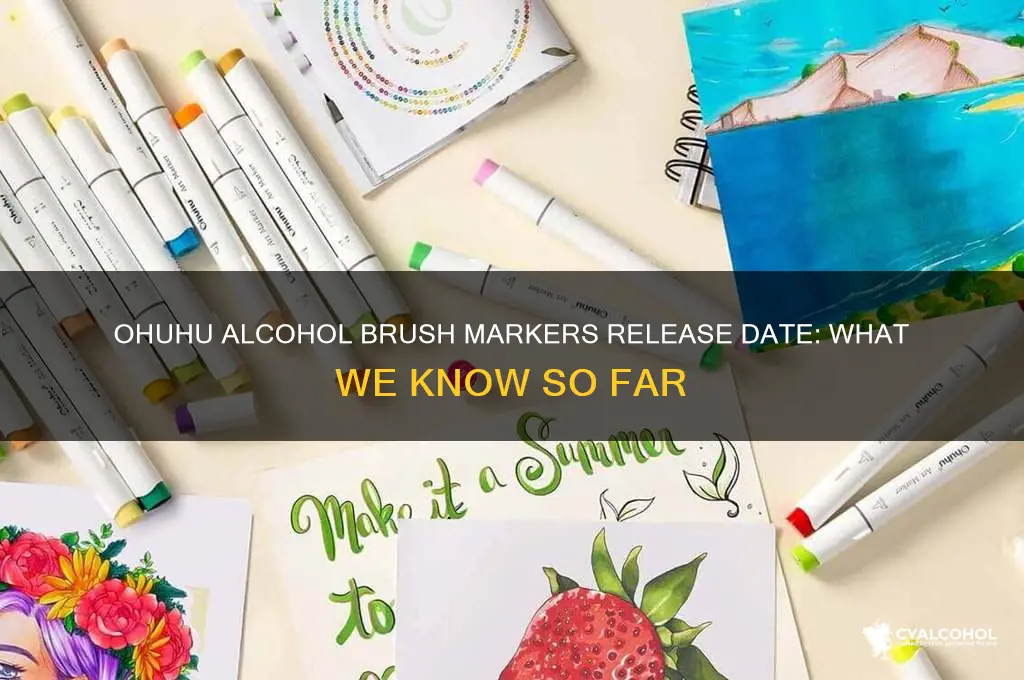 when is ohuhu releasing their alcohol brush markers