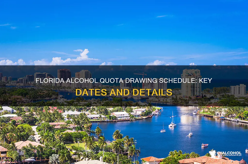 when is the alcohol quota drawing held florida