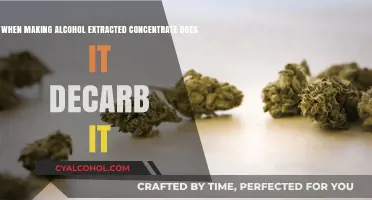 Alcohol Extraction: Does It Decarb Your Concentrate?
