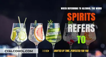 What Does 'Spirits' Mean in Alcohol Terms?