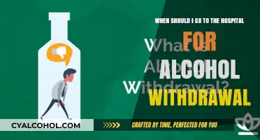 Alcohol Withdrawal: When Hospital Care is Needed