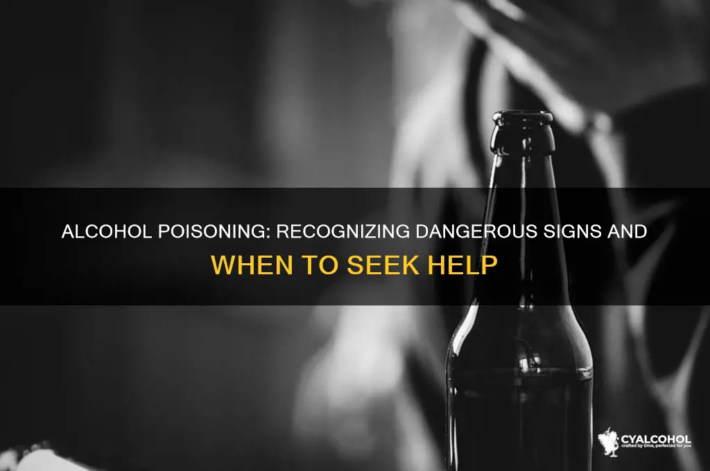 when should you be worried about alcohol poisoning