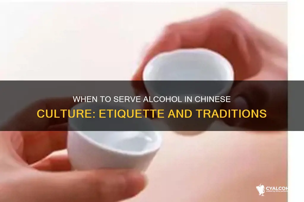 when to give alcohol chinese culture