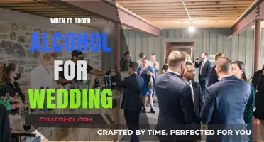 Perfect Timing: When to Order Alcohol for Your Wedding Celebration