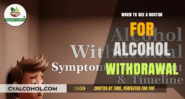 Recognizing Alcohol Withdrawal Symptoms: When to Seek Medical Help