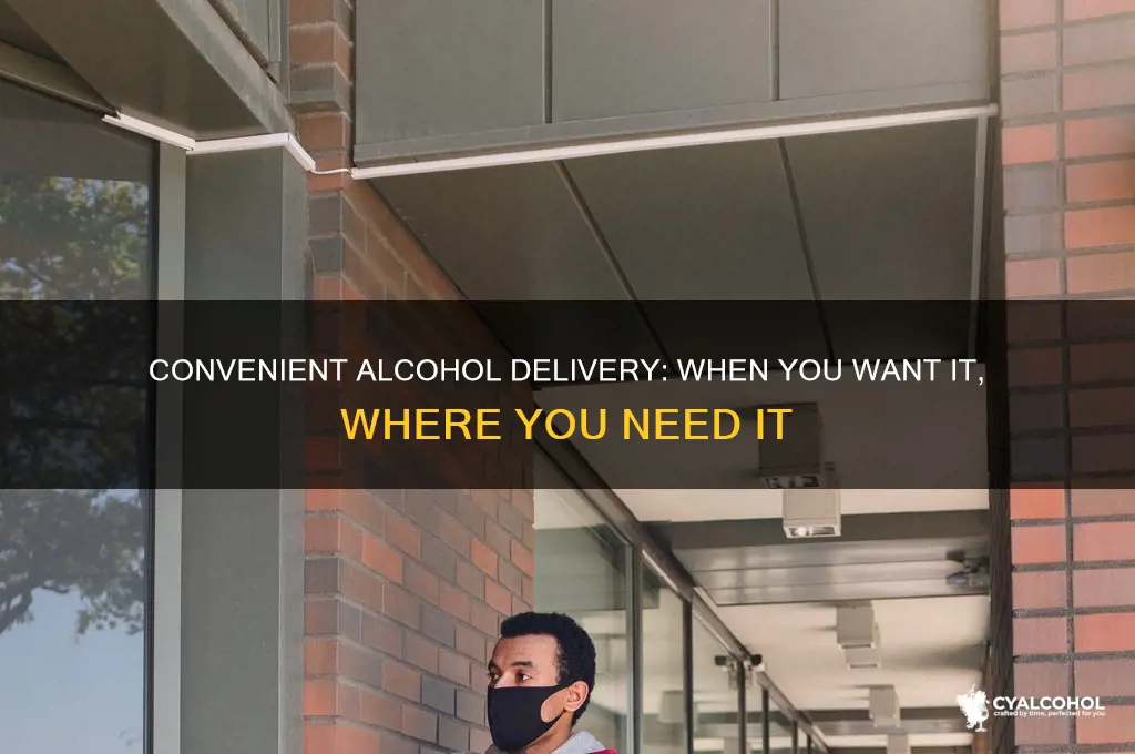 when u want it alcohol delivery