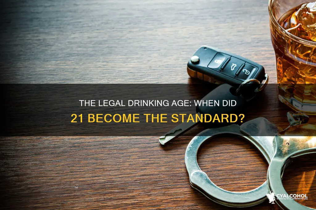 when was 21 for alcohol legal