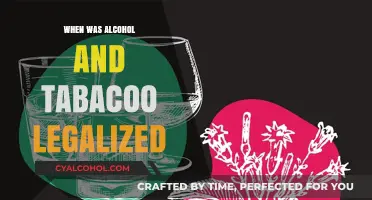 Legalization of Alcohol and Tobacco: A Historical Timeline and Overview