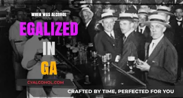 Georgia's Alcohol Legalization: A Historical Overview of Prohibition's End