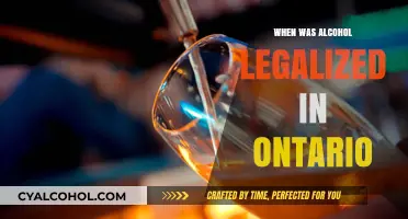 When Did Ontario Legalize Alcohol? A Historical Overview