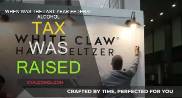 Federal Alcohol Tax Hike: The Last Time It Happened