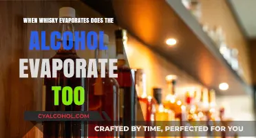 Whisky's Angel's Share: Does Alcohol Evaporate with the Liquid?