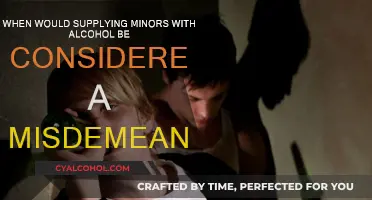 Minors and Alcohol: When Does it Become a Misdemeanor?